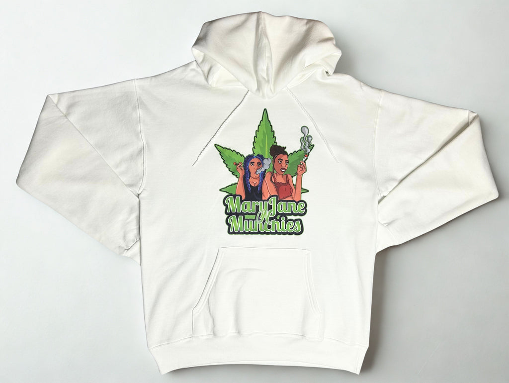 MaryJane N Munchies Signature Hoodie – White