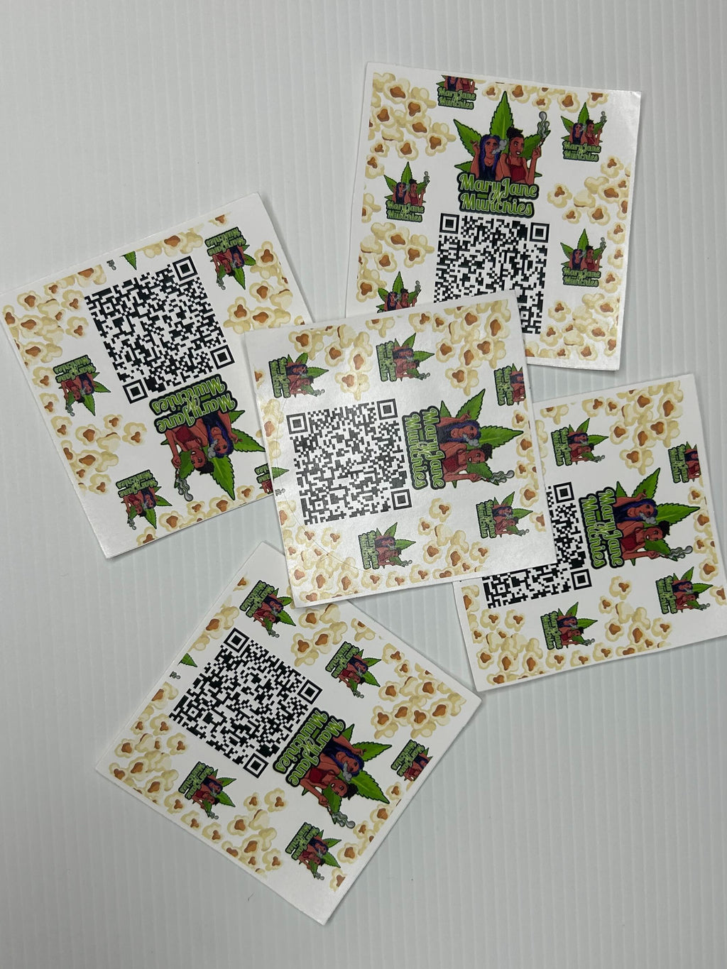 MaryJane N Munchies™ QR Code Stickers | MJNM Collectible Brand Stickers
